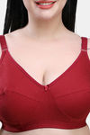 Maroon Clothing Double Layered Non Wired Full Coverage Super Support Bra (Pack of 2) - Multicolor — thumbnail 5